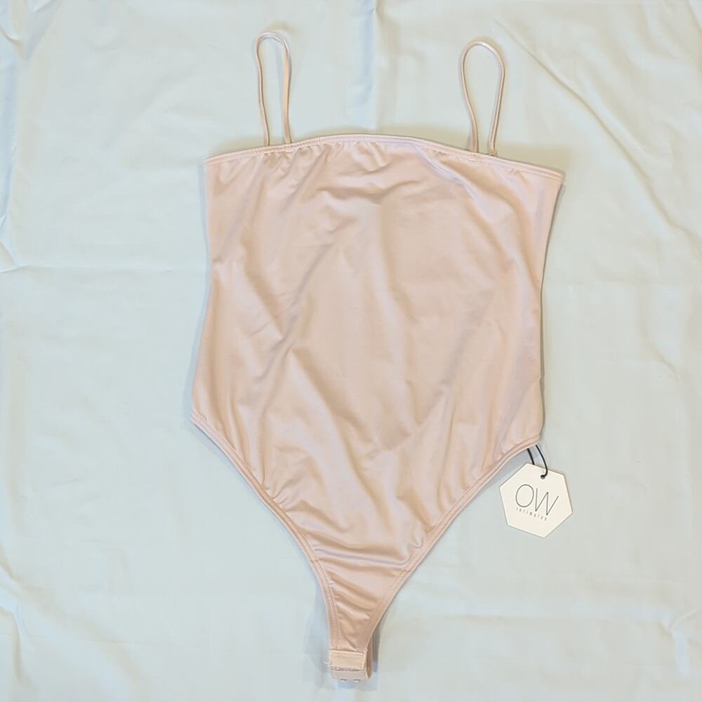 NWT OW Collection Willow bodysuit light beige L